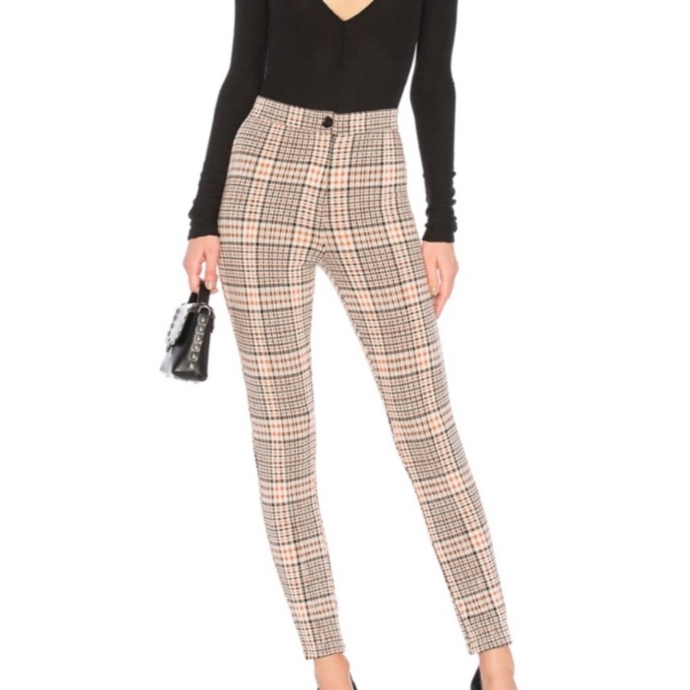 Free People Plaid Pants